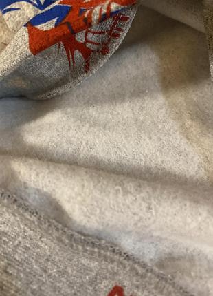 Худі з принтом на флісі 5