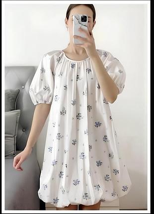 Летнее платье с фонариками