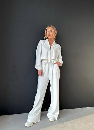 Жіночий спортивний плюшевий костюм двійка штани і кофта