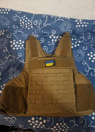 Плитоноска np aerospace + 2 баллистических пакета slate solutions sliii3a+ 2 керамические бронеплиты point blank 10800. (британия).