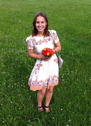 Легке плаття з натурального шовку oasis, р.12