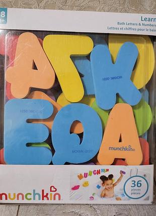 Английские цифры и буквы для ванны munchkin.