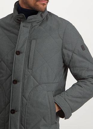 Стеганая куртка state of art — серая — размер 4xl — премиум качество