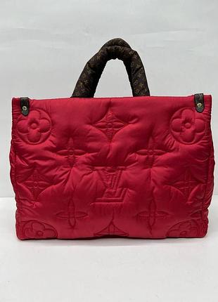 Шоппер женский турция, женская сумка бардовая текстиль сумка женская текстильная сумка красная луи виттон louis vuitton
