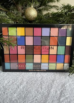 Палетка тіней makeup revolution maxi reloaded palette