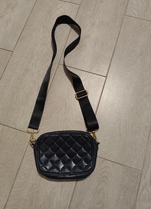 Женская кожаная стёганая сумочка кроссбоди /crossbody