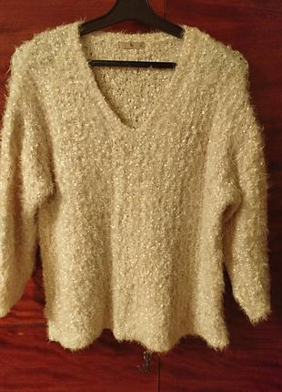 Свитер травка,плотный