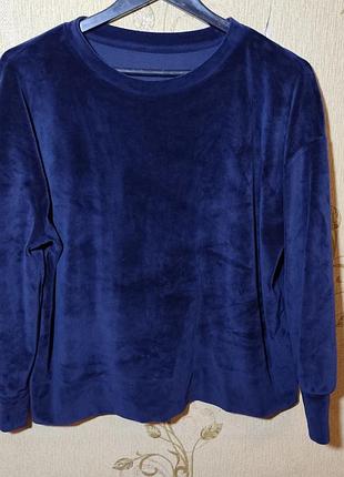 Жіночий світшот велюровий ххл-хххл розмір