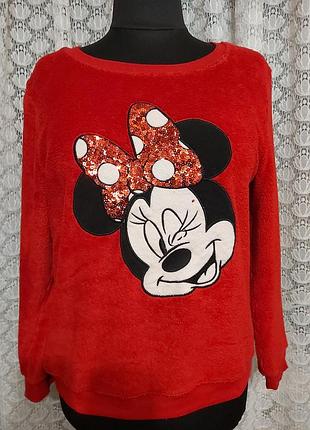 Жіноча піжамна кофта, домашня тепла, плюшева розмір м від disney