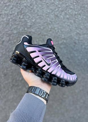 Nike shox black pink