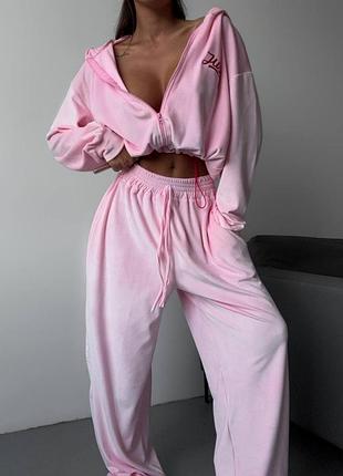 Костюм жіночий велюр спорт / є обмін / жіночий спортивний велюровий костюм з зіпкою / новинка