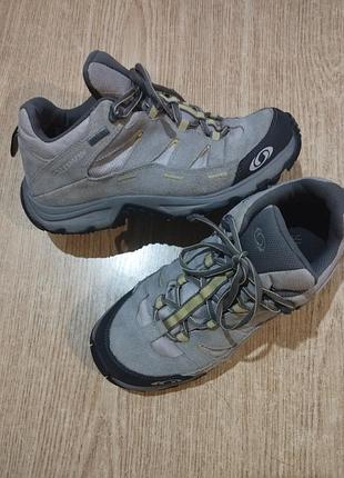 Треккинговые кроссовки salomon gore-tex деми