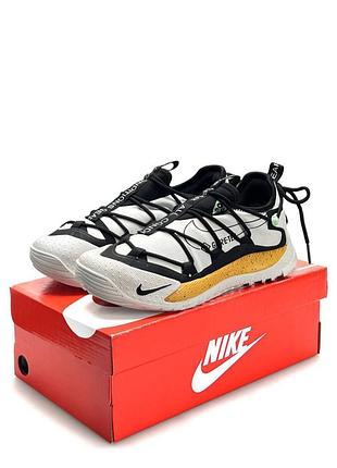 Мужские кроссовки nike acg terra antarktik lowwhitex white black yellow