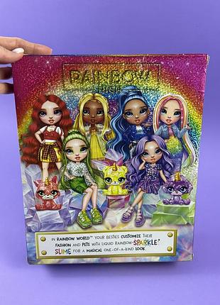 Лялька rainbow high amaya з улюбленцем та слайдами 2