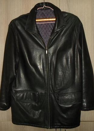 Куртка курточка шкіряна великий розмір eur-54 наш 60
