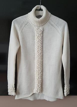 Светр теплий вовняний свитер шерстяной