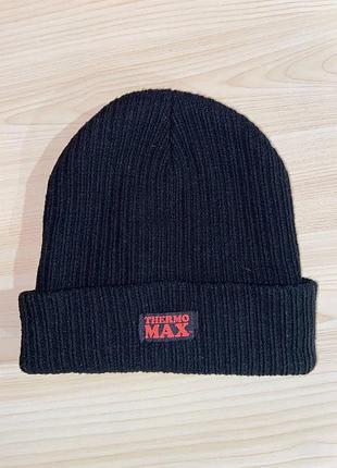 Зимняя шапка с отворотом thermo max