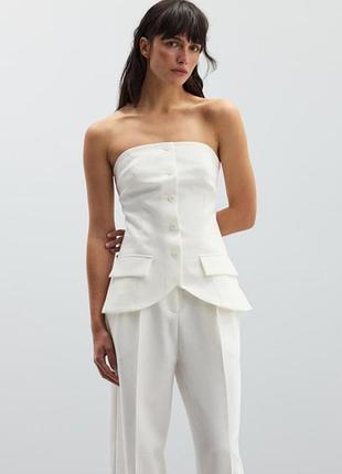 Корсет білий бренду coosh, новий , розмір s