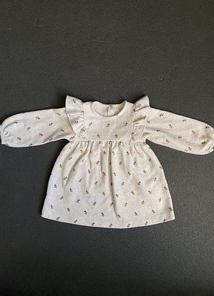 Тепле плаття на зиму для дівчинки