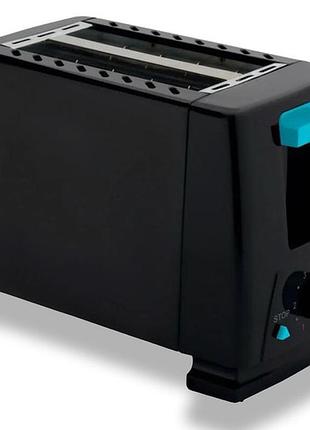 Тостер с регулировкой поджаривания и съёмным поддоном domotec ms-263 650вт ns-41