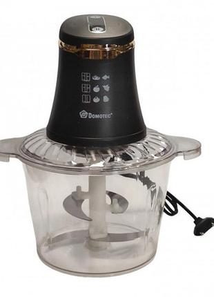 Блендер чоппер електричний domotec, блендер для дитячого пюре для домашнього використання lj-97