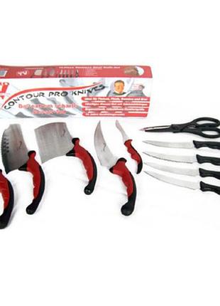 Набор металлических ножей contour pro knives 13, товары для кухни ножи, набор кухонных ножей премиум cx-60