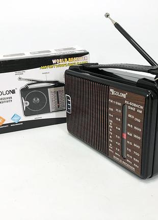 Радиоприемник golon rx-608 всеволновой на батарейках + поддержка usb/microsd/mp3/wma