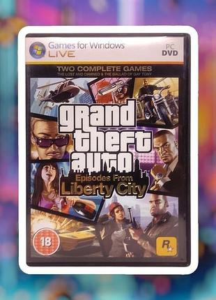 Диск grand theft auto episodes from liberty city (пк)