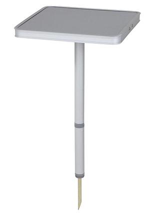 Складной стол bo-camp peg table 26x26 cm grey (1402722), светло-серый