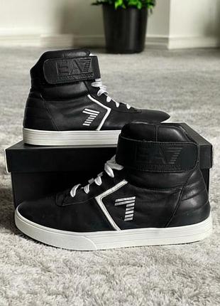 Оригінальні шкіряні черевики emporio armani ea7 43 1/3 розмір