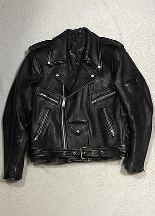 Косуха86a мужская кожаная куртка 50 размер harley davidson мотокуртка