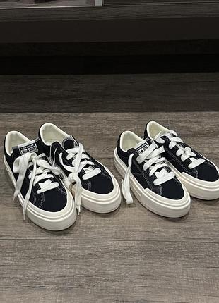 Converse all star cruise кеди чорні з білим, нові з сша
