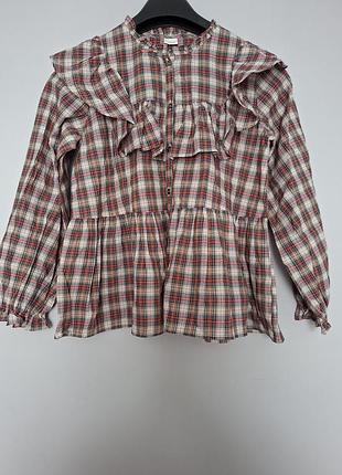 Стильная рубашка для девочки