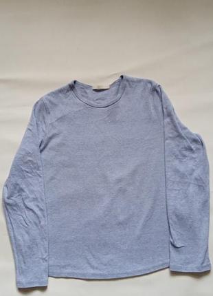 Свитшот натуральный голубого цвета 8