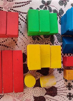 Деревянные кубики деревянный конструктор