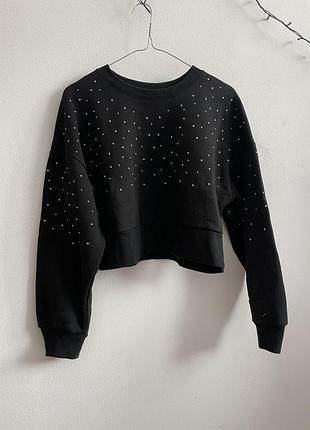 Кофта тепла укорочена zara розмір s 2