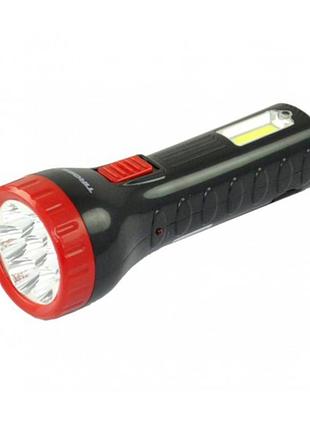 Двухрежимный кемпинговый led фонарь tiross со встроенным аккумулятором и боковой лампой, gp1