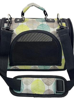 Міні переноска для гризунів папуг та кроликів cosmopet cp-48 (s) 30x18x19 см green, gp