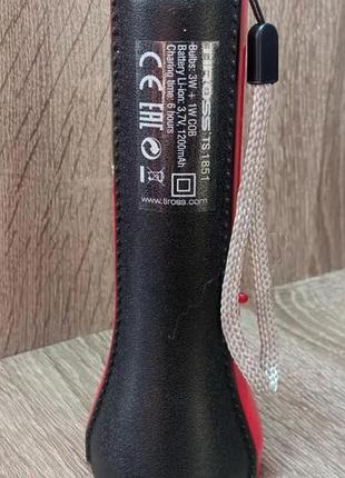 Качественный яркий легкий ручной фонарь с боковым светом ts-1851, аккумуляторный фонарик светильник, gp22