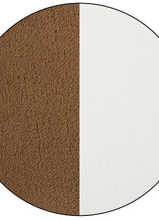 Килимок-пазл дитяча м'яка тепла підлога (20 шт., 30?30 см) pz-201 duomix коричневий + білий, gp