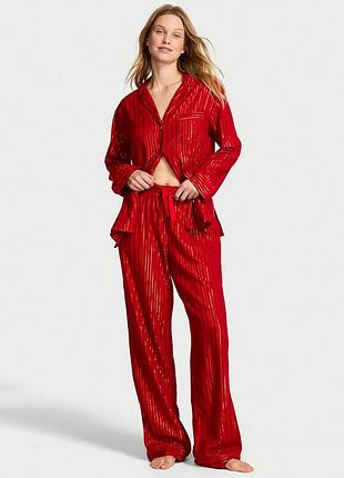 Ідея подарунка фланелевв піжама комплект m l xxl victoria's secret вікторія сікрет оригінал великі розміри