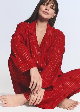 Ідея подарунка фланелевв піжама комплект xxl victoria's secret вікторія сікрет оригінал великі розміри