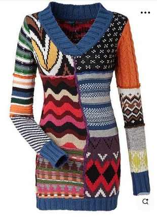 Светр сукня туніка