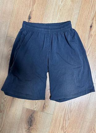 Шорты мужские темно синие на резинке, размер s