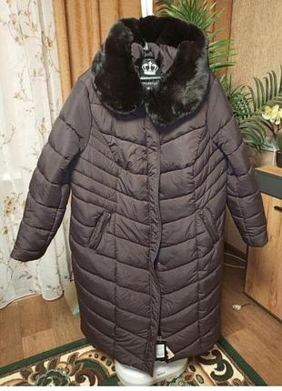 Пальто большого размера