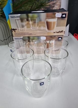 ​набір термосклянок leonardo tavolino для капучино