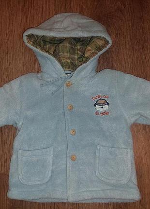 Курточка дуже тепленька на дитинку  2-3 місяців.