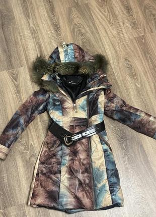 Дитячий пальто пуховик на дівчинку