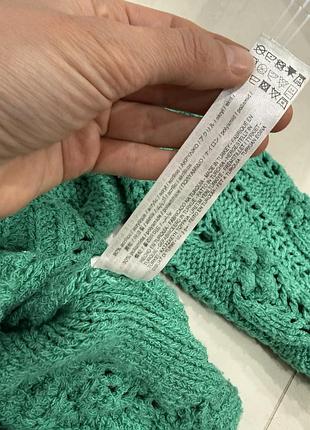 Zara светр зелений вʼязаний s 6