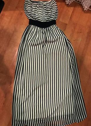 Довге плаття зебра